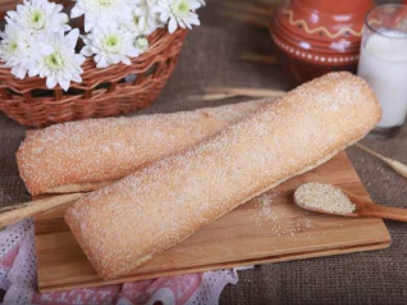 Baghetă „Rustic” cu semințe de susan