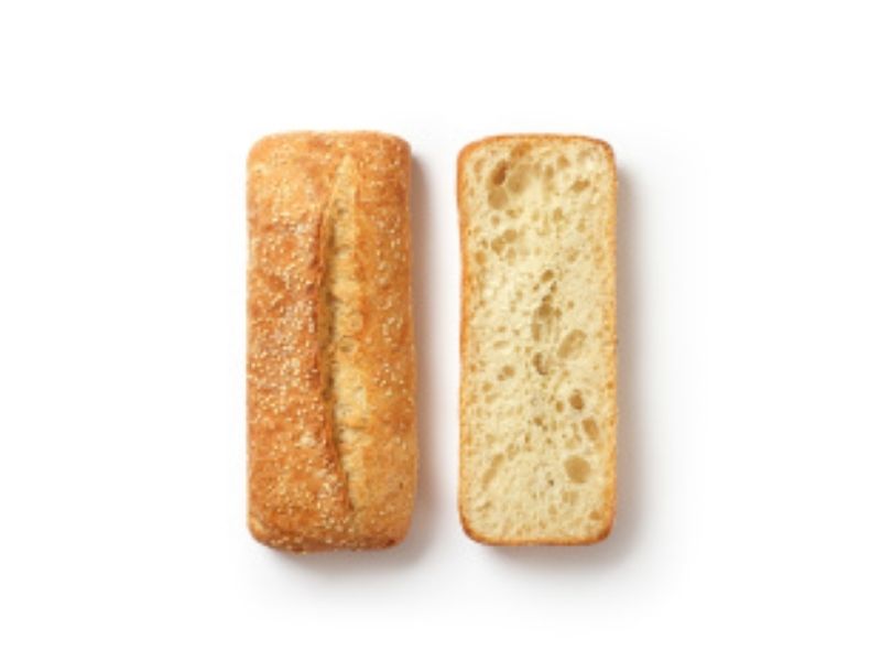 Ciabatta mini cu semințe de susan