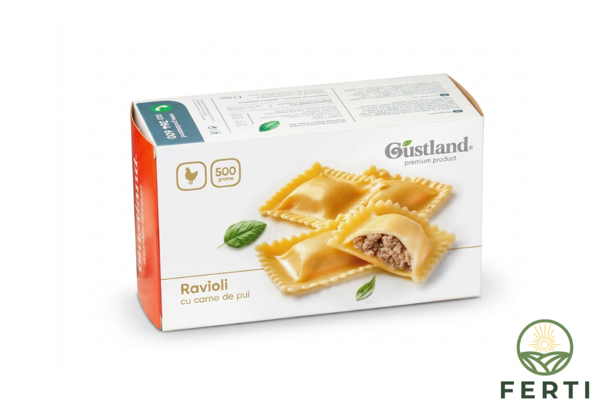 Ravioli cu carne de pui