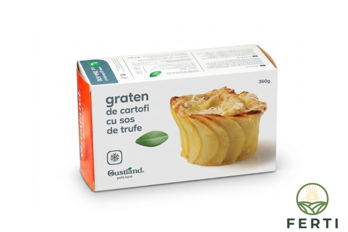 Graten de cartofi cu sos de trufe